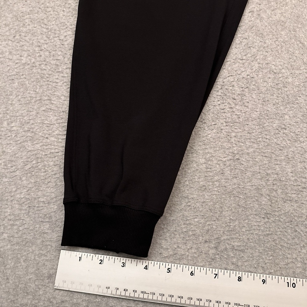 Lululemon Keep Moving Joggers Womens 14 Black Stretch Drawstring Gym W5CV4S - Picture 7 of 10